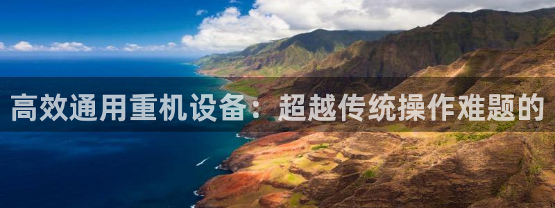 天宏娱乐是干嘛的公司：高效通用重机设备：超越传统操作难题的